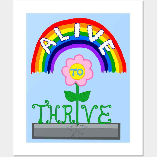 Alive to Thrive Flower Wall Art by Art by Deborah Camp